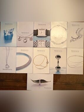 ELEVEN TIFFANY CATALOGS FROM THE YEAR 2000  GOOD CONDITION!